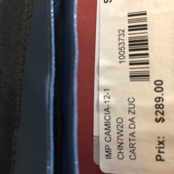 Luminous shiny blue and green blouse. Size S - Picture 7 of 8